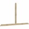 Ekena Millwork Portland Rough Sawn Timber Gable Bracket, Douglas Fir, 108"W x 58"H x 2"D x 4"F, 13/12 Pitch GBW108X58X0204POR00RDF - alternate 3